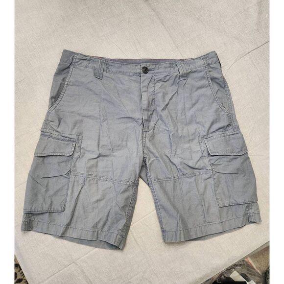 Polo Ralph Lauren Other - Polo Ralph Lauren mens Cargo Canvas Utility shorts 35x10 cotton Pockets Gray